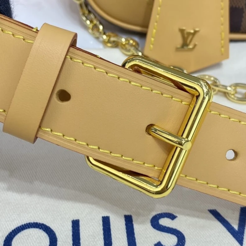 Replica bags lv Louis Vuitton Damier Azur Valisette Souple BB Natural