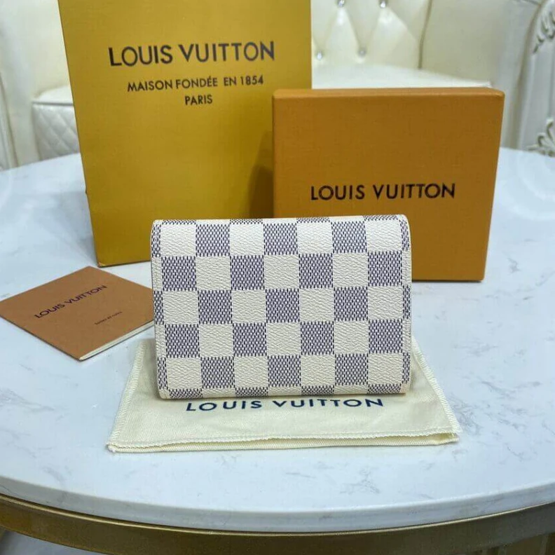 Replica bag This compa Louis Vuitton Damier Azur Victorine Wallet