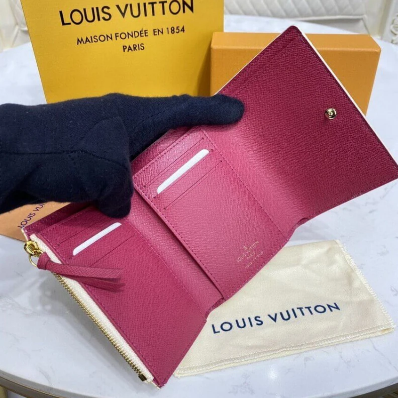 Replica bag This compa Louis Vuitton Damier Azur Victorine Wallet