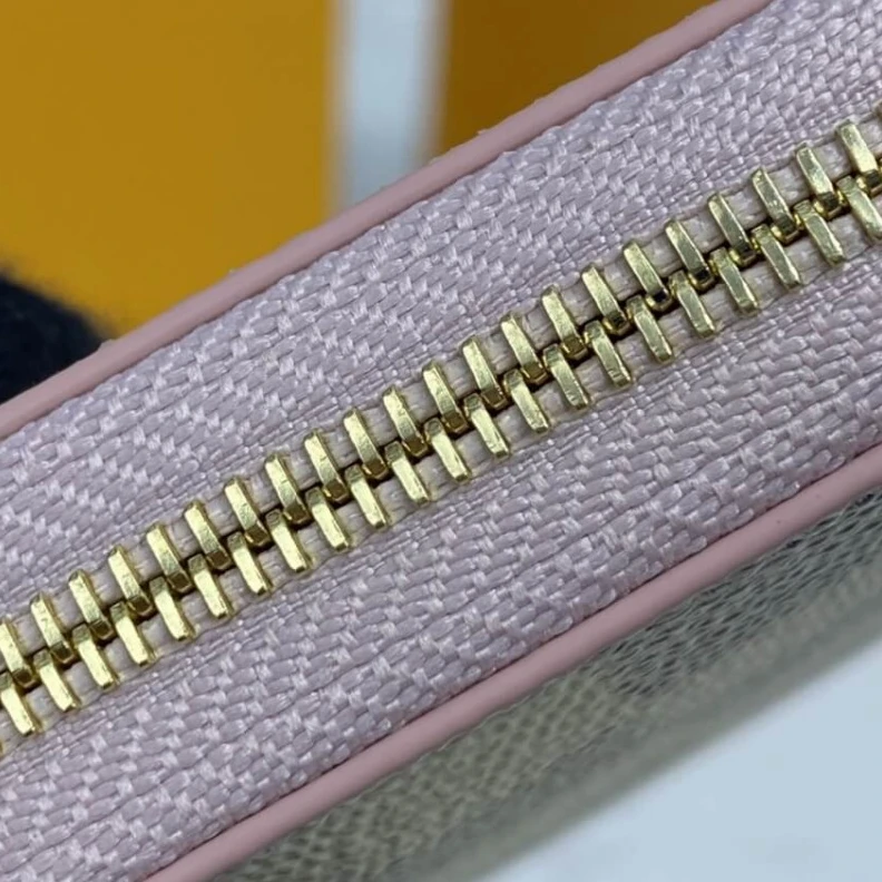 Replica bags lv Goldcolou Louis Vuitton Damier Azur Zippy Coin Purse Pink