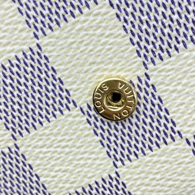 Replica bags lv Goldcolou Louis Vuitton Damier Azur Zoe Wallet Pink