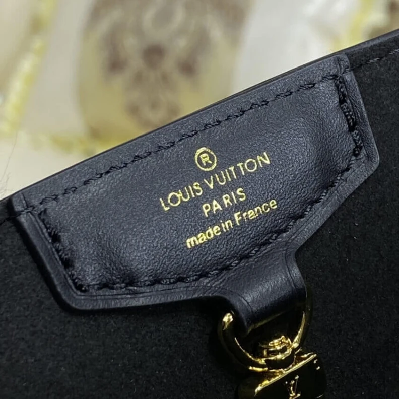 Top lv Inside fl LV Damier Belmont MM Black