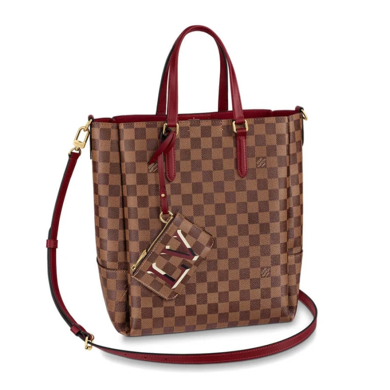 Strap dro LV Damier Belmont MM Burgundy