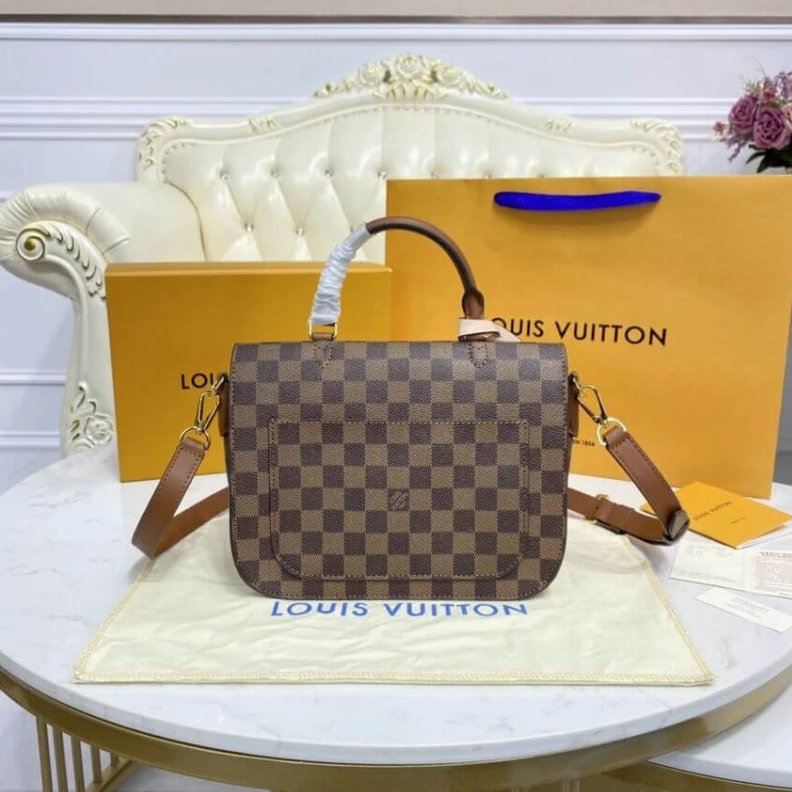 Replica bag Damier Eb Louis Vuitton Damier Ebene Beaumarchais Pink