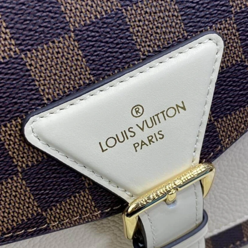 Replica bag Handle: S LV Damier Ebene Beaumarchais White