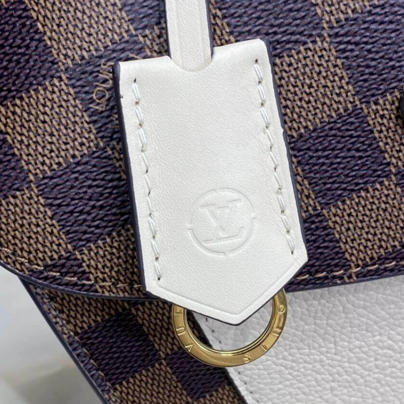 Replica bag Handle: S LV Damier Ebene Beaumarchais White