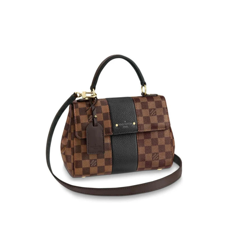 Goldcolor LV Damier Ebene Bond Street BB Black