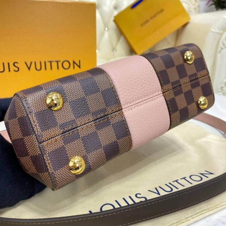 Top lv Strap: Re LV Damier Ebene Bond Street BB Magnolia