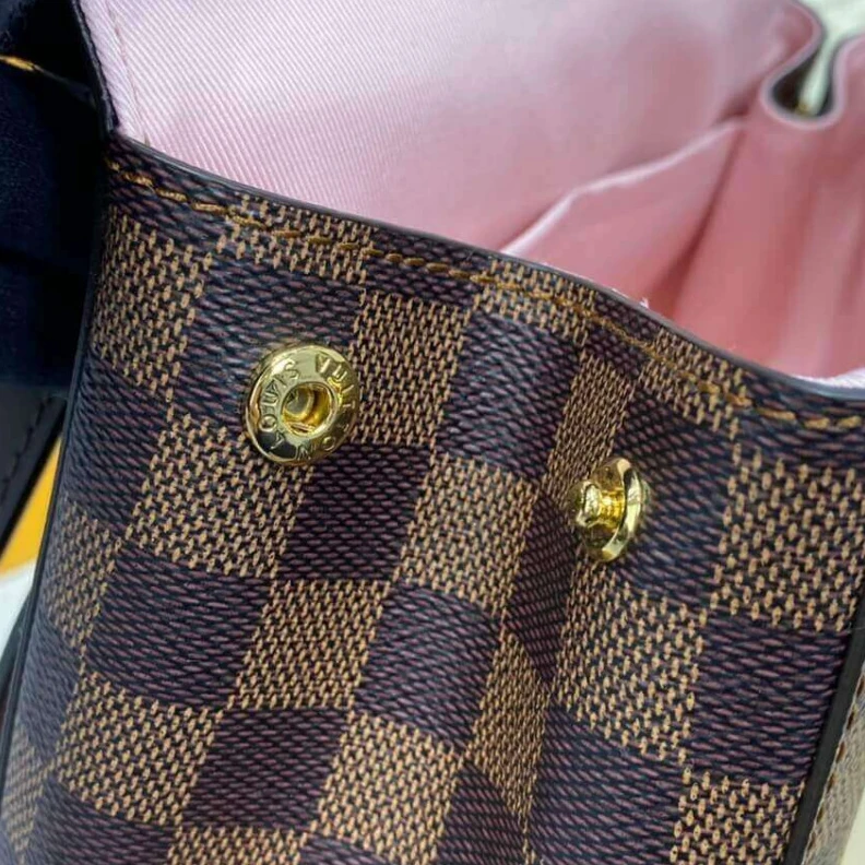 Top lv Strap: Re LV Damier Ebene Bond Street BB Magnolia