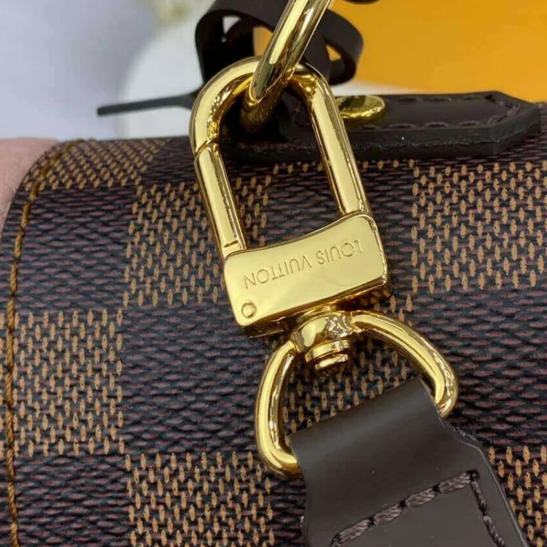 Top lv Strap: Re LV Damier Ebene Bond Street BB Magnolia