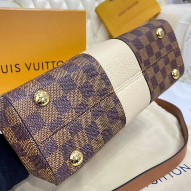 Replica bags lv 2 side pr Louis Vuitton Damier Ebene Bond Street MM Beige