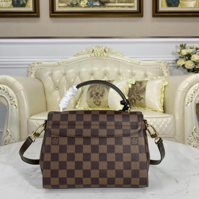 Replica bags Damier Eb Louis Vuitton Damier Ebene Canvas Croisette
