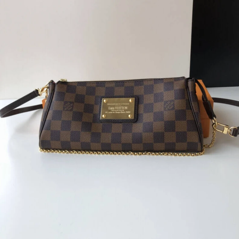 Mythick Textile l LV Damier Ebene Canvas Eva Clutch