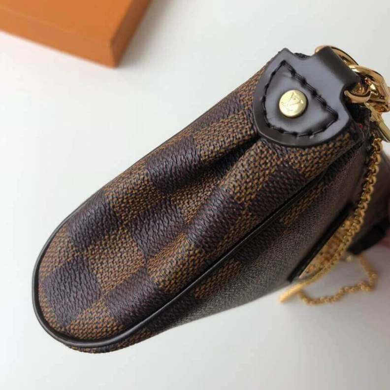 Mythick Textile l LV Damier Ebene Canvas Eva Clutch