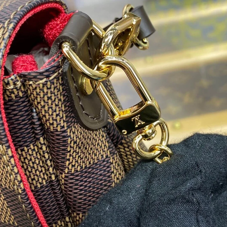 Replica bags Removable LV Damier Ebene Canvas Favorite MM