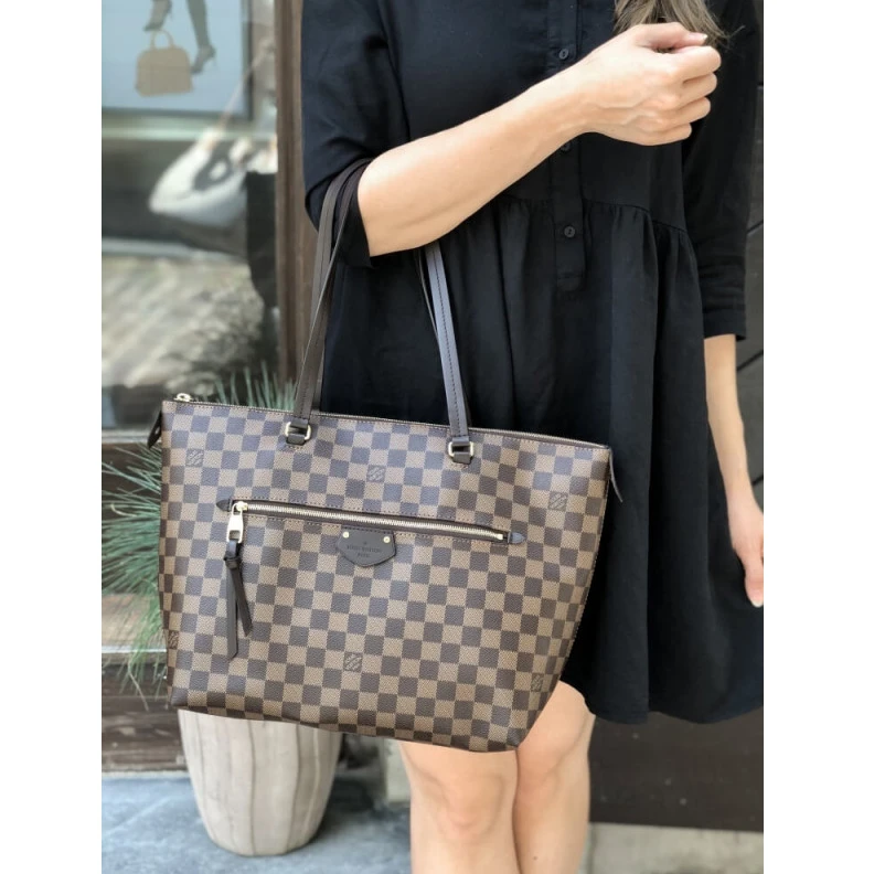 Mythick.ru Golden me LV Damier Ebene Canvas Iena MM