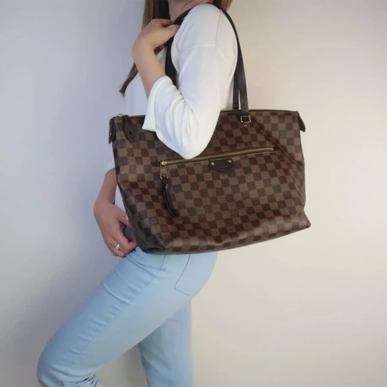 Mythick.ru Golden me LV Damier Ebene Canvas Iena MM