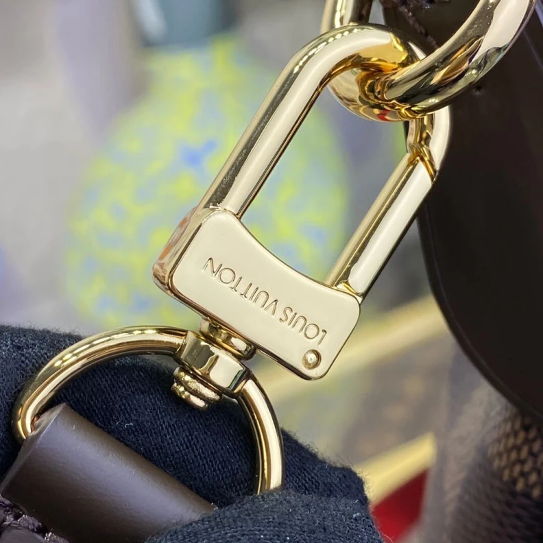 Replica bags Removable LV Damier Ebene Canvas Lymington Bag