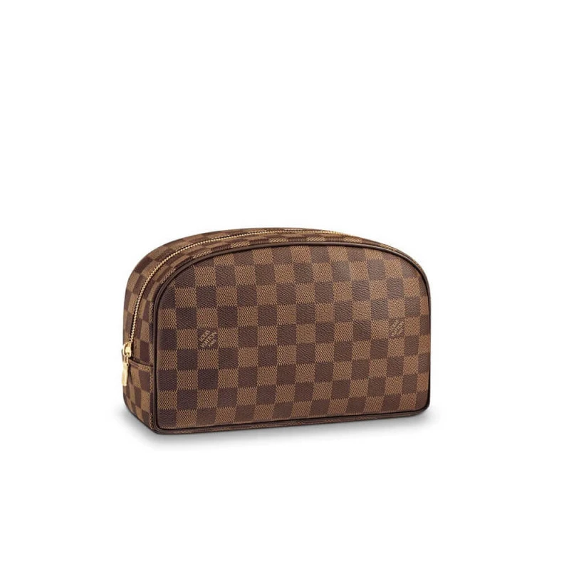 Washable Louis Vuitton Damier Ebene Canvas Toiletry Bag 25