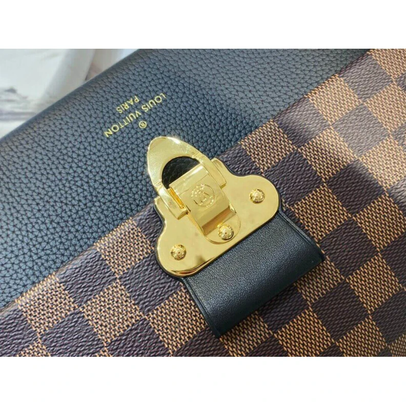 Louis vuitton locations Inside zi LV Damier Ebene Canvas Vavin PM Black
