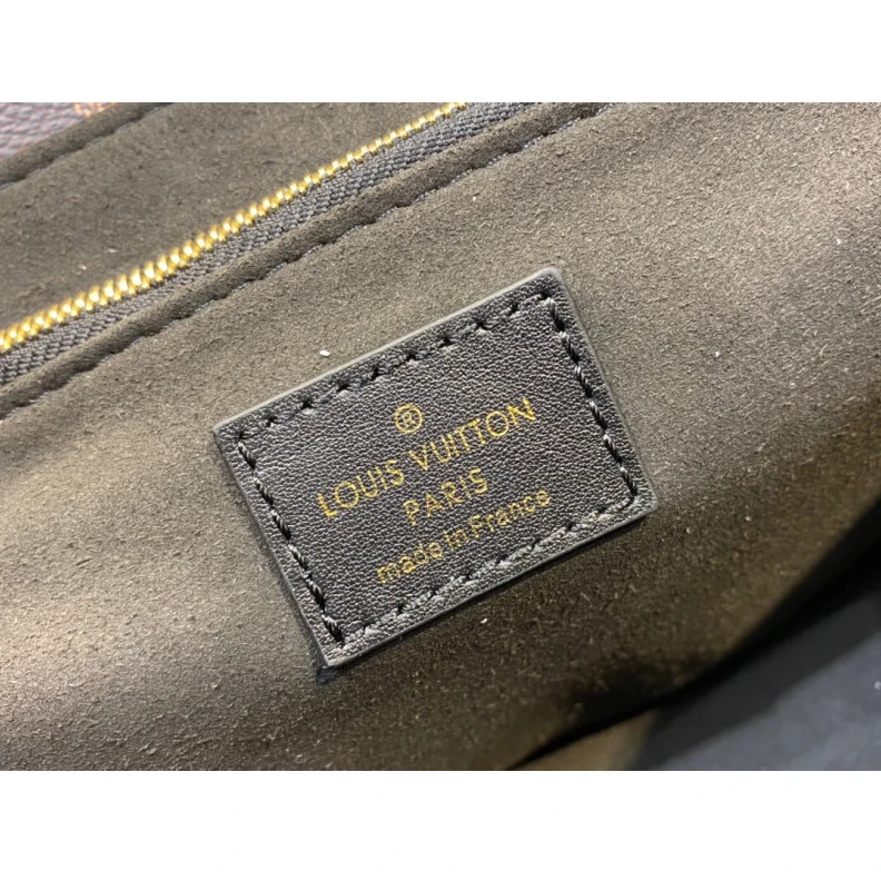 Louis vuitton locations Inside zi LV Damier Ebene Canvas Vavin PM Black