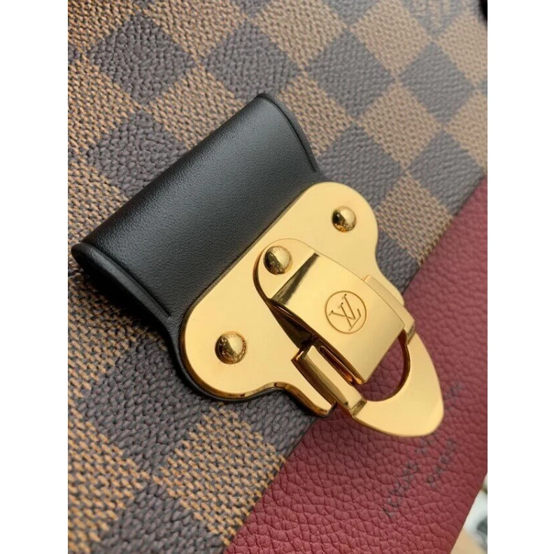 Mythick.ru Damier Eb LV Damier Ebene Canvas Vavin PM Bordeaux