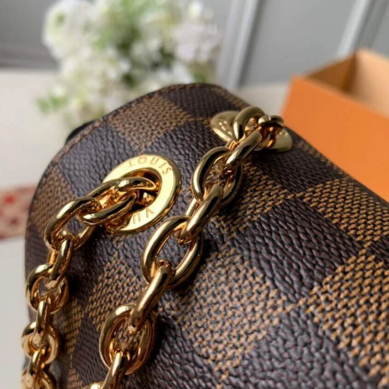 Mythick.ru Damier Eb LV Damier Ebene Canvas Vavin PM Bordeaux