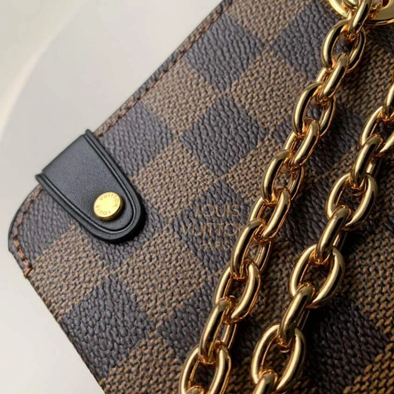 Mythick.ru Damier Eb LV Damier Ebene Canvas Vavin PM Bordeaux