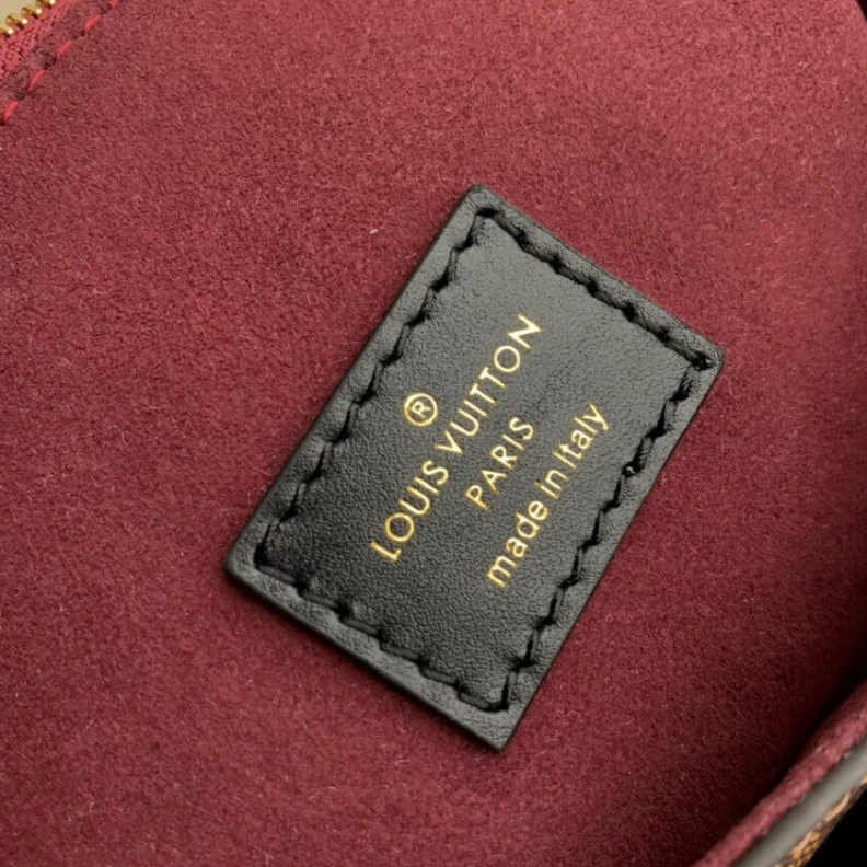 Mythick.ru Damier Eb LV Damier Ebene Canvas Vavin PM Bordeaux