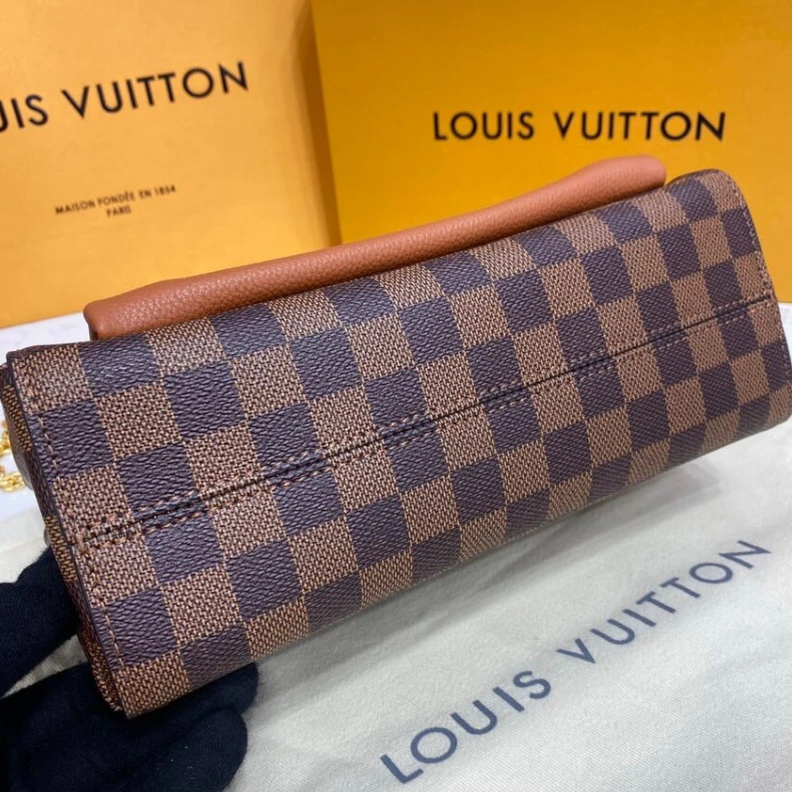 Mythick Magnetic LV Damier Ebene Canvas Vavin PM Caramel