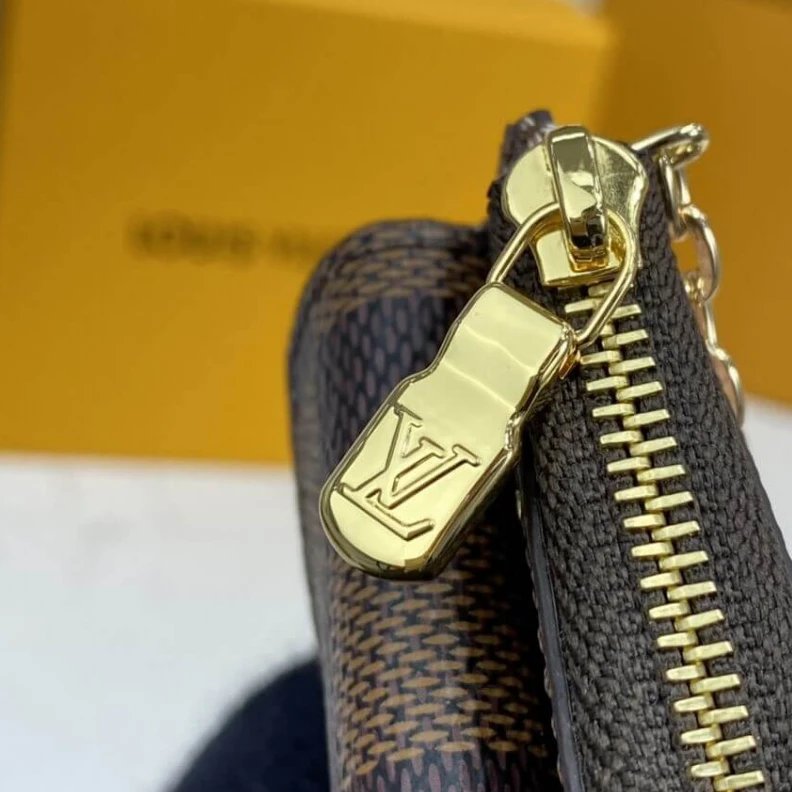 Lv belts replica 3 card sl Louis Vuitton Damier Ebene Card Holder Recto Verso Pink
