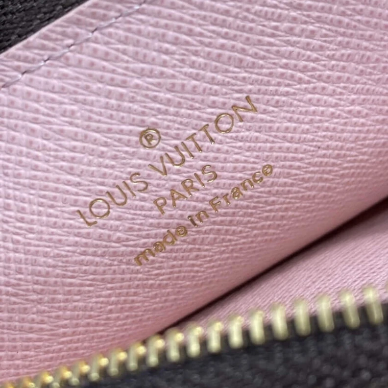 Lv belts replica 3 card sl Louis Vuitton Damier Ebene Card Holder Recto Verso Pink