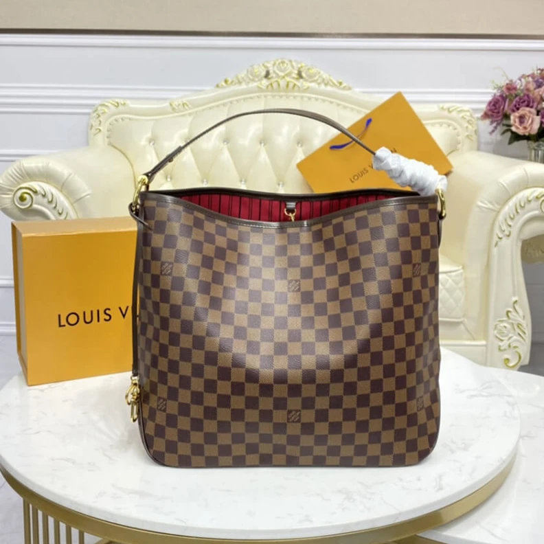Mythick Snap hook LV Damier Ebene Delightful MM