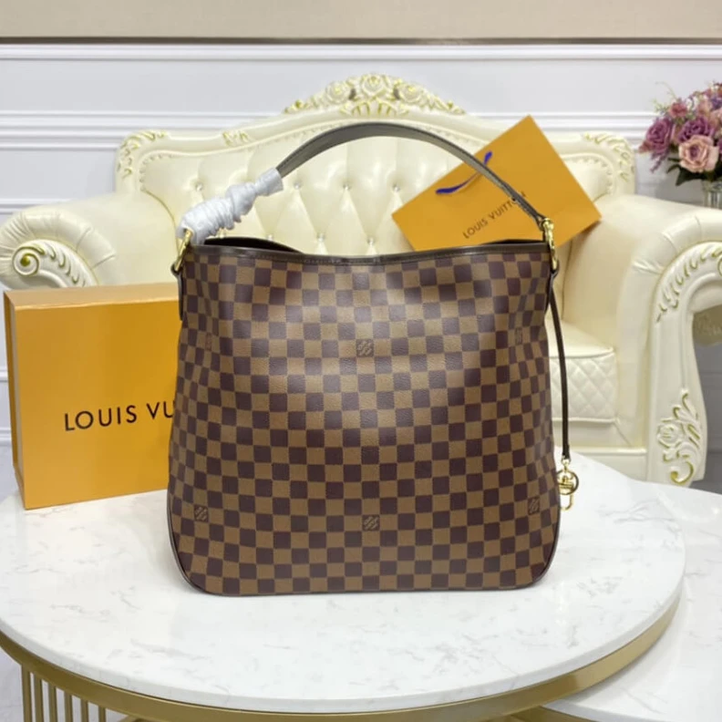Mythick Snap hook LV Damier Ebene Delightful MM