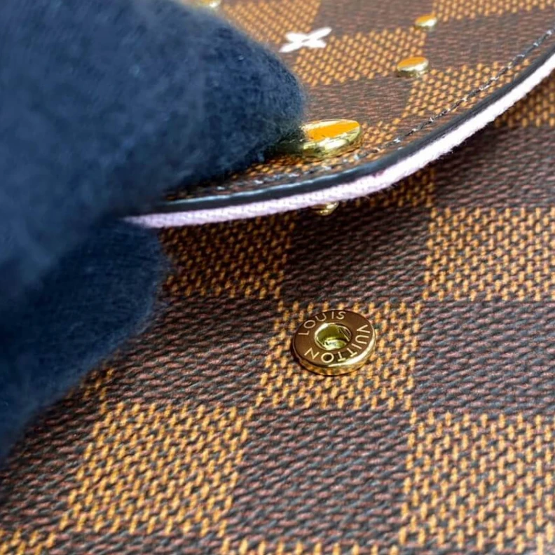 Louis vuitton locations Textile l Louis Vuitton Damier Ebene Felicie Pochette