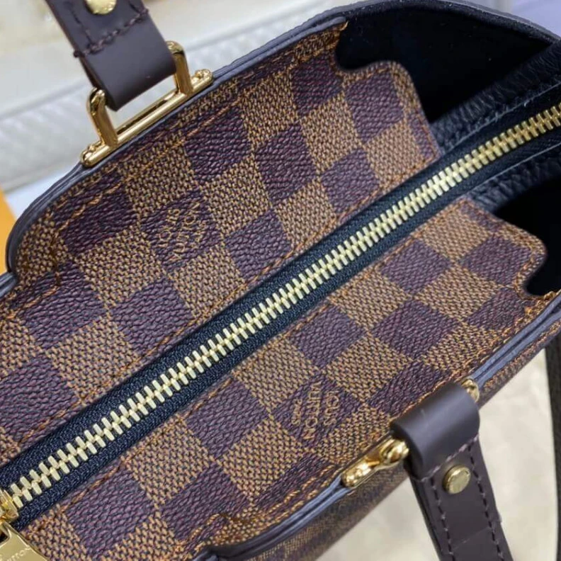 Replica bags lv 41 x 28 x Louis Vuitton Damier Ebene Jersey Black