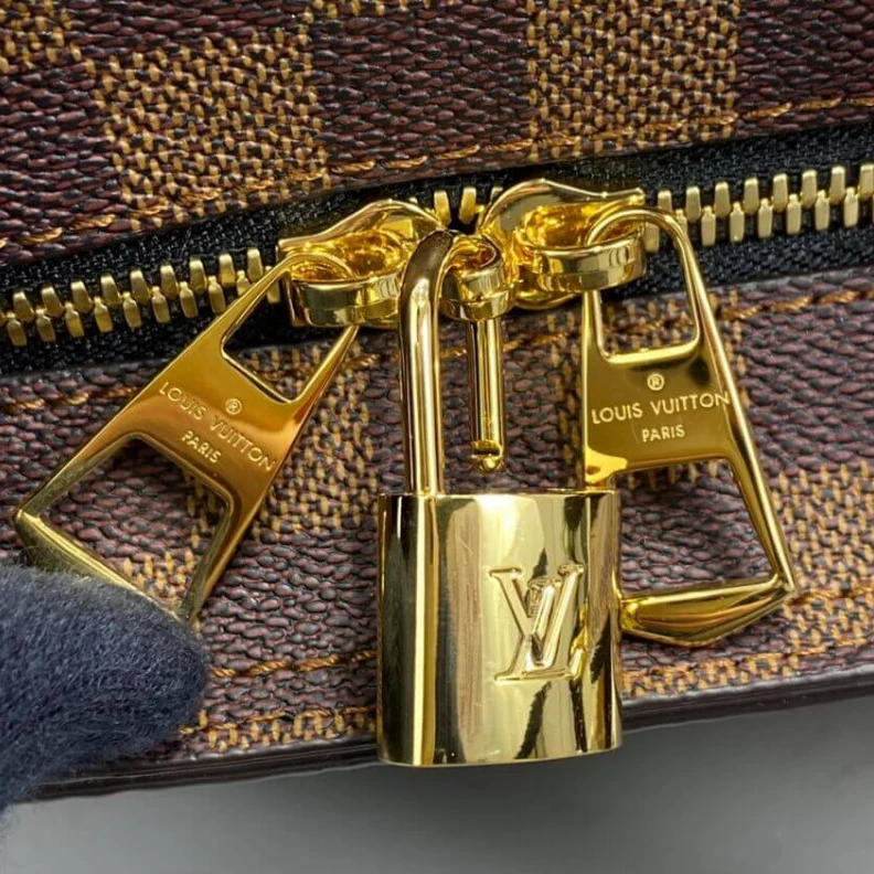 Replica bags lv 41 x 28 x Louis Vuitton Damier Ebene Jersey Black