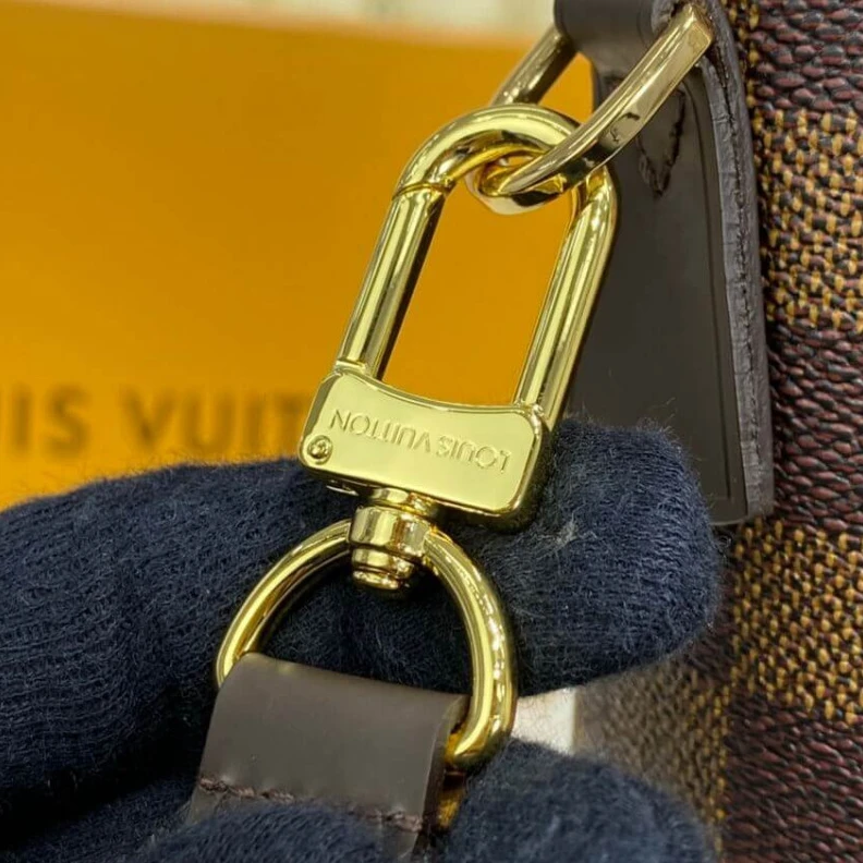 Replica bags lv 41 x 28 x Louis Vuitton Damier Ebene Jersey Black