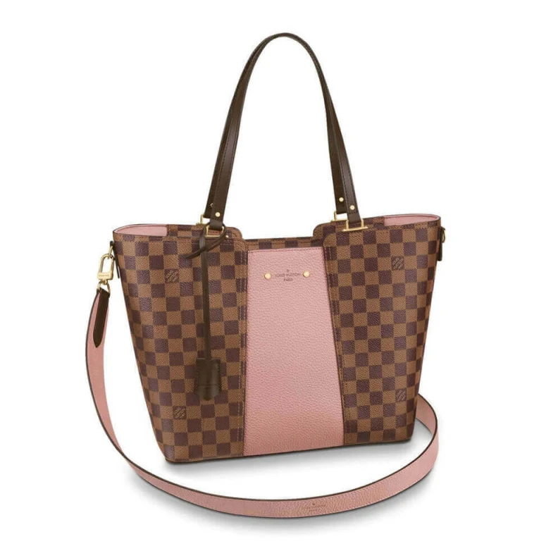 Removable LV Damier Ebene Jersey Pink