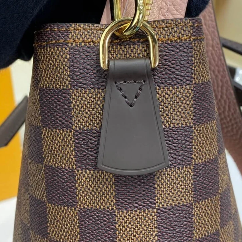 Top lv Removable LV Damier Ebene Jersey Pink