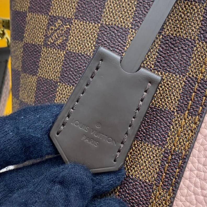 Top lv Removable LV Damier Ebene Jersey Pink