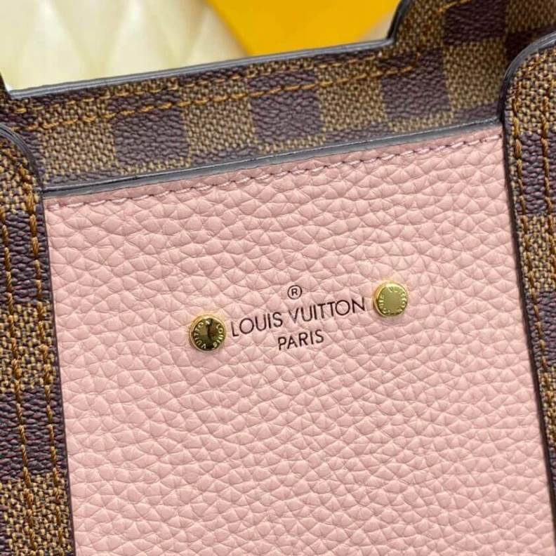 Top lv Removable LV Damier Ebene Jersey Pink