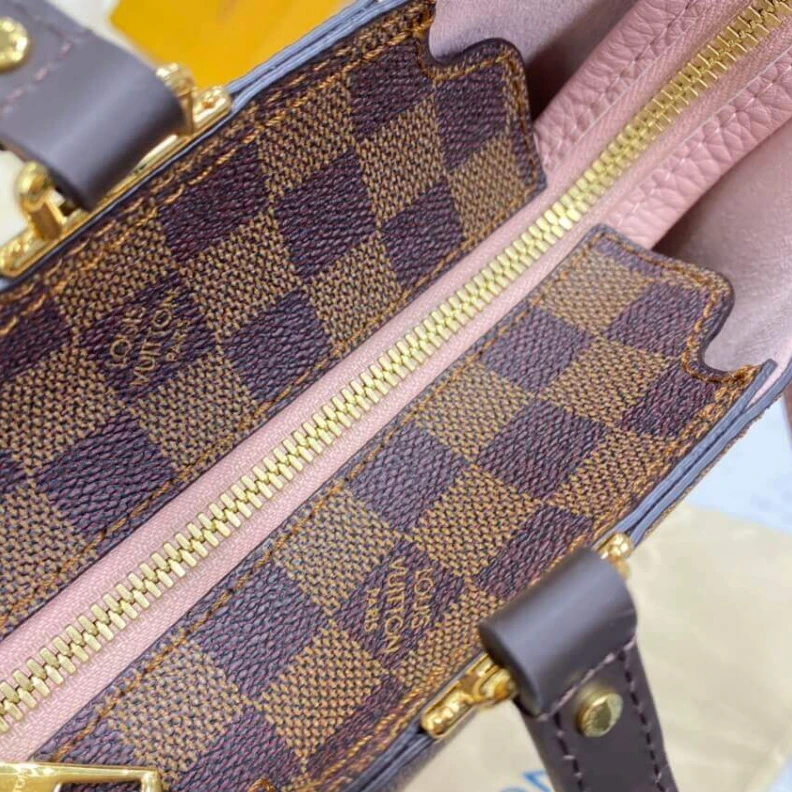 Top lv Removable LV Damier Ebene Jersey Pink