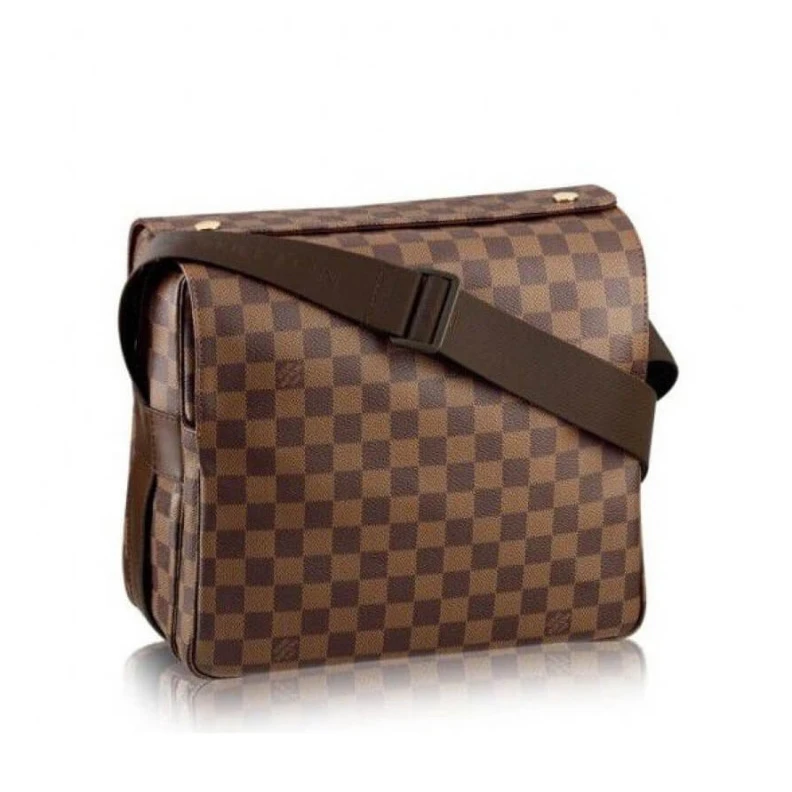Replica bag This fully Louis Vuitton Damier Ebene Naviglio Messenger Bag