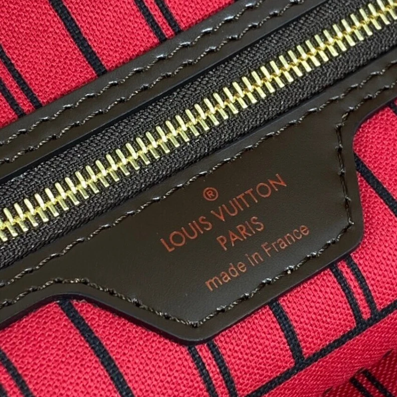 Louis vuitton locations Handle:Do Louis Vuitton Damier Ebene Neverfull GM Red