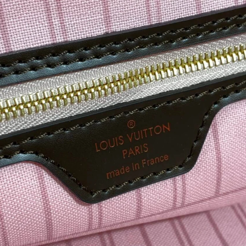 Louis vuitton locations 4 side la Louis Vuitton Damier Ebene Neverfull MM Pink