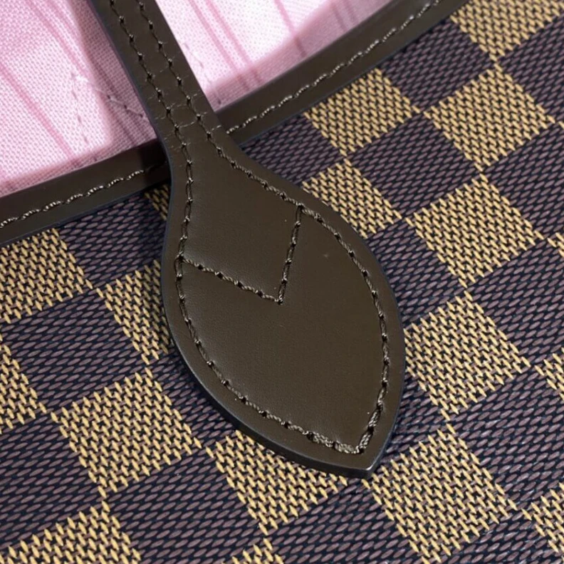 Louis vuitton locations 4 side la Louis Vuitton Damier Ebene Neverfull MM Pink