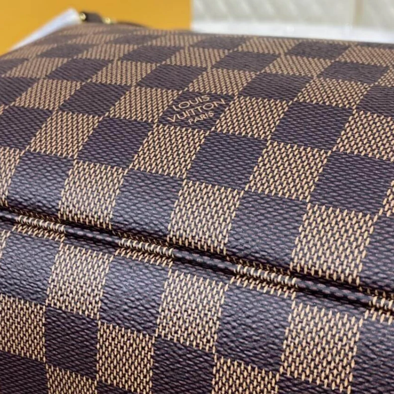 Replica bags lv Cerise Re Louis Vuitton Damier Ebene Neverfull MM Red