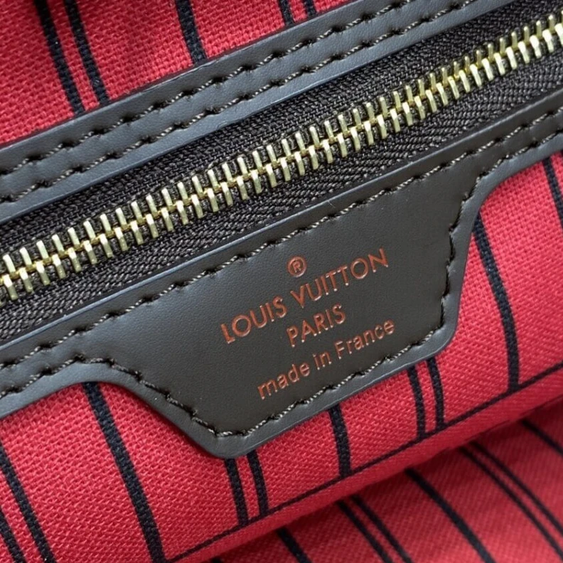 Replica bags lv Cerise Re Louis Vuitton Damier Ebene Neverfull MM Red