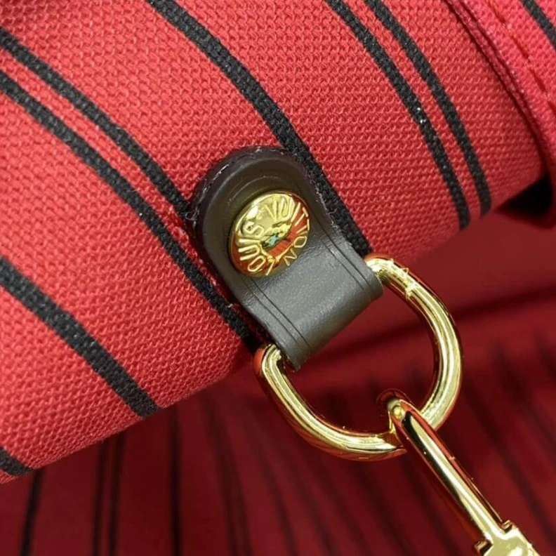 Replica bags lv Cerise Re Louis Vuitton Damier Ebene Neverfull MM Red